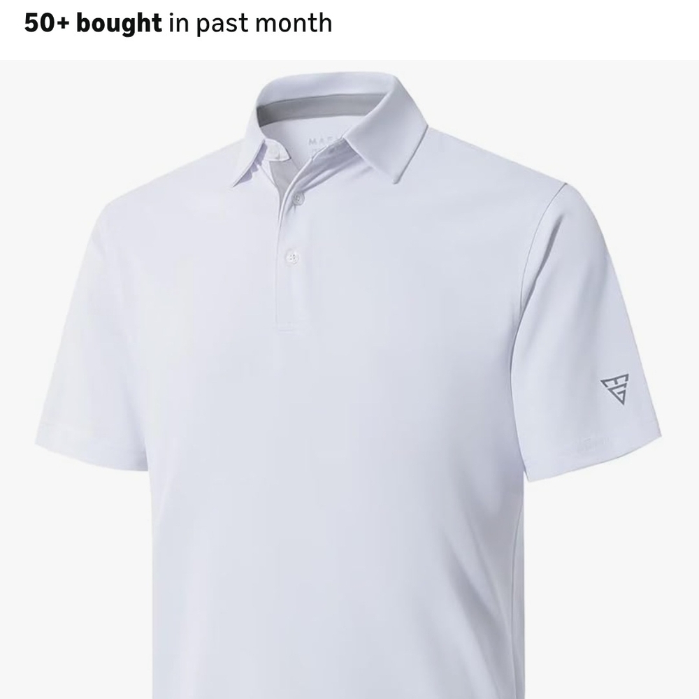 Men's White Polo Shirt